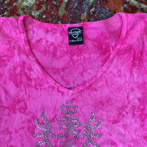 🌸 Sequined Jeweled Tie-Dye Top. - Picture 11 of 14